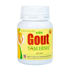 Viên hỗ trợ giảm triệu chứng đau do gút Gout Tâm Bình (60 viên)