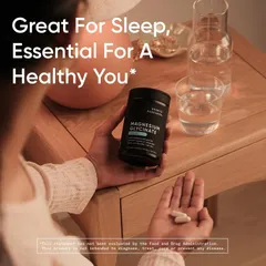 Magnesium Glycinate 160mg - Hỗ trợ giấc ngủ giảm căng thẳng và ổn định tâm trạng chính hãng Mỹ