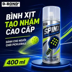 Bình xịt tạo độ nhám cho mặt Vợt Pickle Ball - DBOND SPINX - Dung tích 400ml - Tiện ích dễ dàng sử dụng