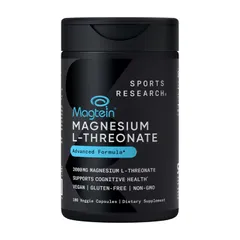 Magnesium L-Threonate 2000mg - Làm dịu hệ thần kinh giảm căng thẳng cải thiện giấc ngủ chính hãng Mỹ