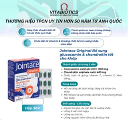 Viên uống Jointace Original H/30V VITABIOTICS Bổ sung glucosamin & chondroitin tốt cho khớp