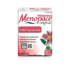Viên uống Menopace H/30v VITABIOTICS Hỗ trợ cân bằng nội tiết cho phụ nữ tiền mãn kinh