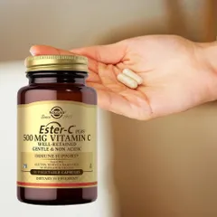 Viên uống Ester-C 500mg Vitamin C L/50v SOLGAR Hỗ trợ tăng đề kháng