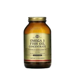 Viên uống Omega 3 Fish Oil Concentrate L/120V SOLGAR Hỗ trợ tim mạch, não bộ