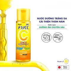 Nước hoa hồng Vitamin C Melano CC dưỡng trắng, mờ thâm nám Nhật Bản 170ml