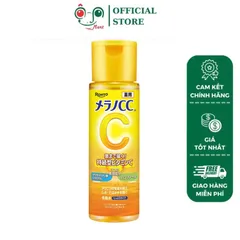 Nước hoa hồng Vitamin C Melano CC dưỡng trắng, mờ thâm nám Nhật Bản 170ml