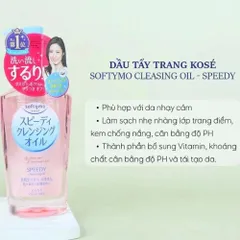 Dầu tẩy trang Kose Softymo Cleangsing Oil Nhật Bản - Chai  230ml