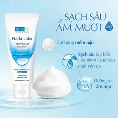 Sữa Rửa Mặt Hada Labo Advanced Nourish / Perfect White / Acne Care / Pro Anti Aging Cleanser 80g 897743