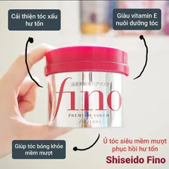 Kem ủ dưỡng tóc Fino Shiseido Premium Touch Nhật Bản cải thiện tóc hư tổn giúp tóc suôn mượt 230g
