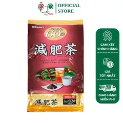 Trà Orihiro Genpi Tea hỗ trợ tiêu hóa Nhật Bản Túi 60 gói