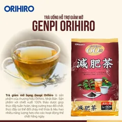 Trà Orihiro Genpi Tea hỗ trợ tiêu hóa Nhật Bản Túi 60 gói