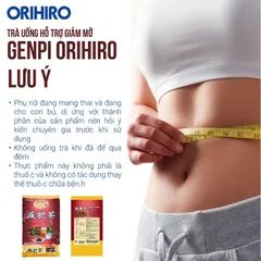 Trà Orihiro Genpi Tea hỗ trợ tiêu hóa Nhật Bản Túi 60 gói
