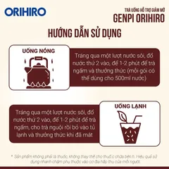 Trà Orihiro Genpi Tea hỗ trợ tiêu hóa Nhật Bản Túi 60 gói