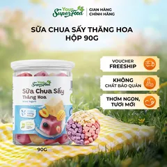 Sữa Chua Sấy Thăng Hoa Ít Đường, Mix 05 Vị, Hũ 90g - Your Superfood