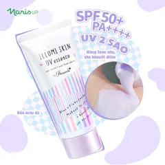 Kem chống nắng ILLUMI  thẩm thấu nhanh, không gây nhờn rít, không trôi khi gặp nước hay mồ hôi 80g