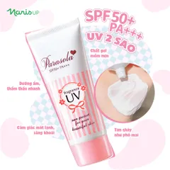 Kem chống nắng Dưỡng da dạng Gel Naris Parasola Fragrance, UV 2-sao SPF50+ PA++++ 90g