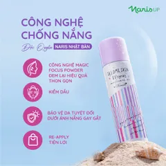 Xịt chống nắng dưỡng da thon gọn Naris PARASOLA ILLUMI skin UV Spay, UV 2-sao SPF50+ PA++++ 80Gr