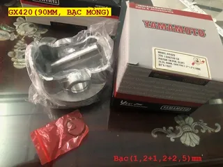 Piston xéc măng (bạc mỏng ) máy xăng 90mm GX420 190F 88mm GX390 188F
