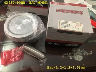 Piston xéc măng (bạc mỏng ) máy xăng 90mm GX420 190F 88mm GX390 188F