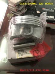Piston xéc măng (bạc mỏng ) máy xăng 90mm GX420 190F 88mm GX390 188F