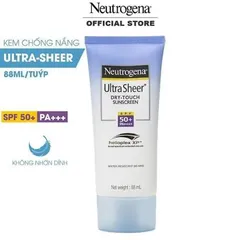 Kem Chống Nắng Neutrogena Ultra Sheer Dry-Touch SPF 85+ 88g - Bảo Vệ Da Nhạy Cảm, Khô Nhanh Mùa Hè, Chống Tia UV Hiệu Quả