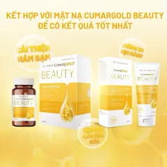 Viên uống đẹp da Curma gold beauty hộp 30 viên chống Ôxi hóa hạn chế lão hóa , giảm khô da, nhăn da sạm da