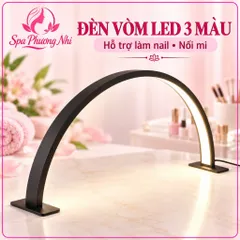 Đèn Led Bán Nguyệt Spa Vòm Thiết Kế Điều Chỉnh Ánh Sáng 3 Màu