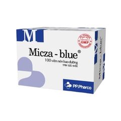 Viên uống Micza Blue Hỗ trợ Giảm Tiểu Buốt - Thực Phẩm Chức Năng 100 Viên Tăng Cường Tiêu Hóa, Lợi Tiểu, Sức Khỏe Tiết Niệu