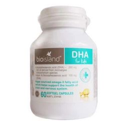 Viên uống Bio Lysine DHA cho trẻ em - Phát triển thị lực và não bộ chuẩn Úc - Bổ sung DHA từ Bio Island