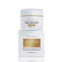 Kem Dưỡng Trắng Da Mặt Ngày & Đêm YOCOCI Perfect Face Cream 20g – Dưỡng Ẩm, Mờ Thâm Nám, Chống Oxy Hóa, Phục Hồi Da