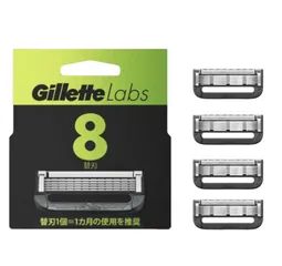 Hộp lưỡi dao cạo râu 5 lưỡi Gillette Labs cao cấp 292528 - Trải nghiệm cạo êm ái, hiệu quả và tiết kiệm thời gian cho mỗi lần cạo