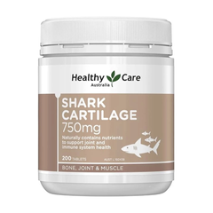 Viên Uống Healthy Care Shark Cartilage 750mg - Hỗ Trợ Khớp, Giảm Đau Nhức, Tăng Cường Sức Khỏe Xương Khớp Cho Người Cao Tuổi