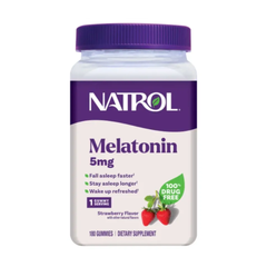 Kẹo dẻo ngủ ngon Natrol Gummies 5mg - 180 viên, hỗ trợ giấc ngủ sâu và cải thiện sức khỏe tinh thần