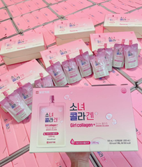 Nước Uống Girl Collagen Dạng Túi 100ml - Hỗ Trợ Làm Đẹp Da Từ Bên Trong, Giúp Da Tươi Sáng, Mịn Màng, Dễ Uống Hương Vị Táo