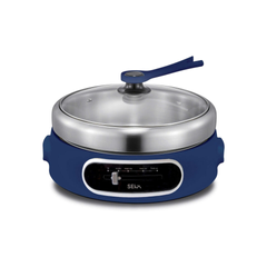 Nồi Lẩu Nướng Điện Đa Năng Seka SK640 - Công Suất 1300W, Dung Tích 4L, Chất Liệu Inox 304, Tiện Dụng Cho Gia Đình 6-8 Người