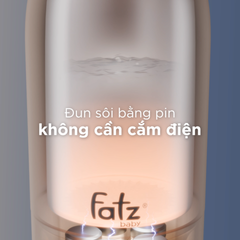 Bình Đun Nước Pha Sữa Fatzbaby Mini Smart 20 Plus FB3830BN - Chất Liệu Thép Không Gỉ, Dung Tích 500ml, Thiết Kế Thông Minh, Cảm Ứng Nhiệt Độ, An Toàn Cho Bé