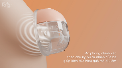 Máy Hút Sữa Điện Rảnh Tay Không Dây Fatzbaby Freemax 22 FB1236TP - Thoải Mái, 4 Chế Độ Hút, Phễu Silicone Mềm Mại, Pin Sạc USB Tiện Lợi