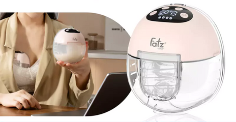 Máy Hút Sữa Điện Rảnh Tay Không Dây Fatzbaby Freemax 22 FB1236TP - Thoải Mái, 4 Chế Độ Hút, Phễu Silicone Mềm Mại, Pin Sạc USB Tiện Lợi