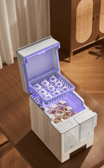 Máy Tiệt Trùng Hơi Nước Sấy Khô Công Nghệ Anion Fatzbaby e-STEAMPRO 1 FB4929BT - Tiệt Trùng Hiệu Quả, Thoải Mái Sử Dụng, Dung Tích 14L