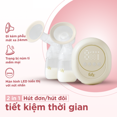Máy Hút Sữa Điện Đôi Fatzbaby Chorus 8 FB1328VN - Chế Độ Hút Luân Phiên, Êm Ái, Tiện Lợi Cho Mẹ - Phụ Kiện Thiết Yếu Cho Mẹ Bỉm Sữa