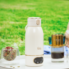 Bình Đun và Hâm Nước Pha Sữa Fatzbaby Mini Smart 18 Plus FB3807XM - 2 Trong 1, Thiết Kế Gọn Nhẹ, Thích Hợp Cho Mẹ Và Bé