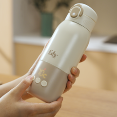 Bình Đun và Hâm Nước Pha Sữa Fatzbaby Mini Smart 16 FB3807BN - Chế Độ Hẹn Giờ Thông Minh, Nhiệt Độ 35-75°C, Tiết Kiệm Pin