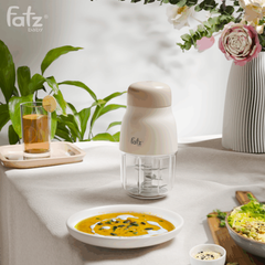 Máy Xay Thức Ăn Dặm Đa Năng Fatzbaby Mix 2 FB5002MB - Lưỡi Dao Inox 8 Cánh, Công Suất 200W, Tiện Lợi Cho Mẹ Và Bé