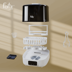 Máy Tiệt Trùng Bình Sữa Fatzbaby Sumo 7 Plus FB4935VN - Công Nghệ Hơi Nước Sấy Khô Siêu Tốc, Cao Cấp, Tiện Dụng, Đến 8 Bình Sữa