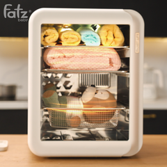 Máy Tiệt Trùng Sấy Khô UVC-LED Công Nghệ Anion FATZBABY e-KING 7 FB4732VN, Dung Tích 25L, Chức Năng Khử Mùi và Bảo Quản Bình Sữa