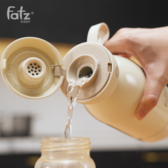 Bình Hâm Nước Pha Sữa Di Động Fatzbaby Mini Smart 15 FB3842FD - Dung Tích 500ml, Điều Khiển Cảm Ứng, Hiển Thị Nhiệt Độ Thời Gian Thực