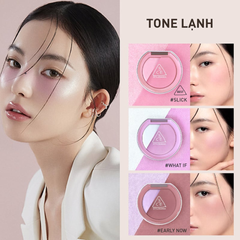 Phấn Má Hồng 3CE Blushlighter 2in1 - Sắc Hồng Tươi Tắn & Hiệu Ứng Bắt Sáng - Trang Điểm Rạng Rỡ Tự Nhiên