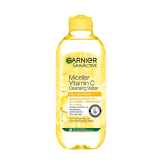 Nước tẩy trang Garnier Micellar Cleansing Water Vitamin C - Làm sạch da, loại bỏ lớp trang điểm, giúp da sáng mịn 400ml