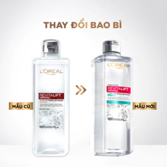 Nước Tẩy Trang L'Oreal Revitalift Crystal Cho Da Dầu - Micellar Water Kiểm Soát Dầu, Làm Sạch Sâu 400ml