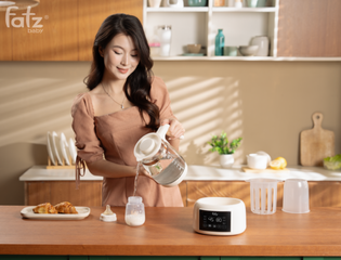 Máy Đun và Hâm Nước Pha Sữa Điện Tử Fatzbaby Quick E2 FB3507HB - Tiện Lợi, 5 Mức Nhiệt, Đun Siêu Tốc, Cho Bé An Toàn
